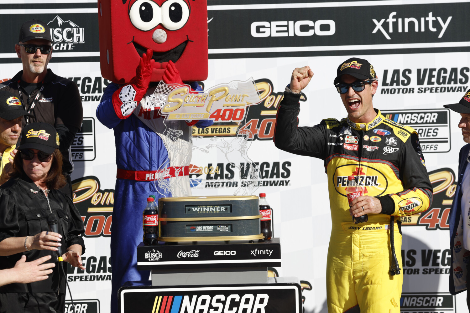 Logano Steals Vegas Win; Clinches Championship 4 Berth